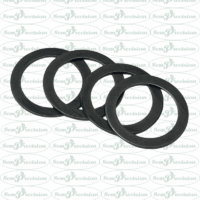 4 rondelles de calages roue de jauge